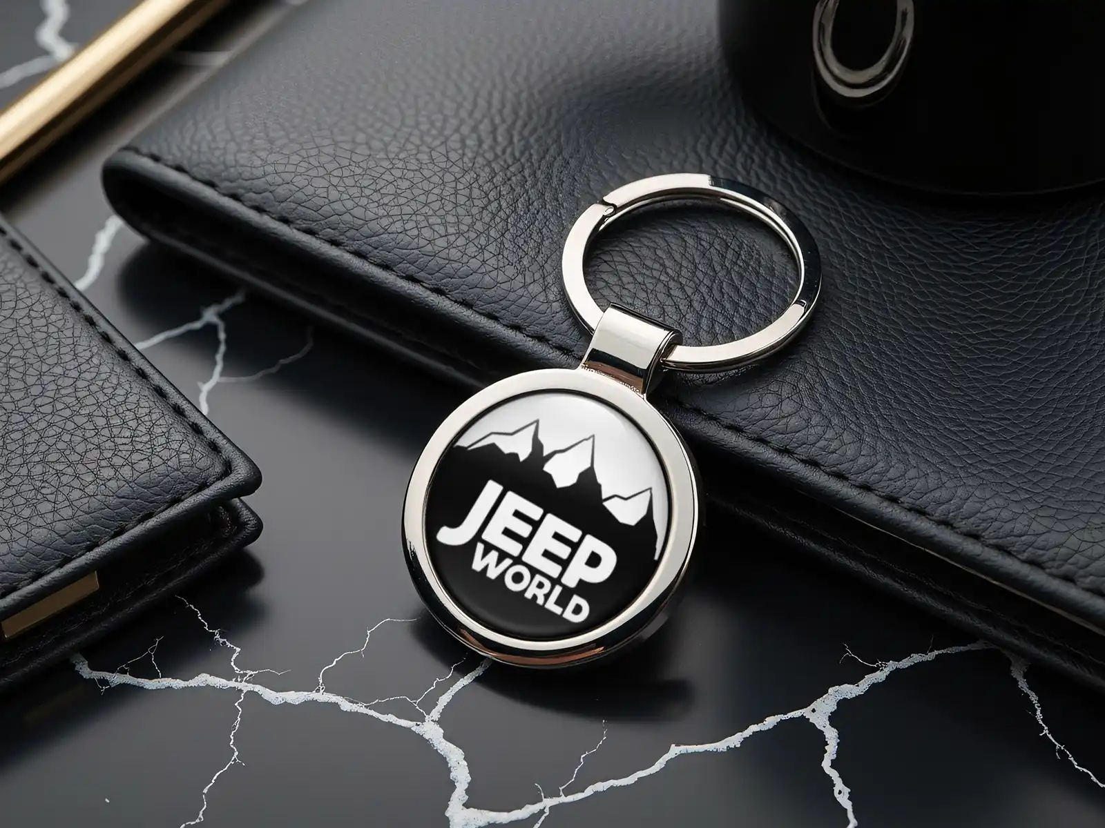 Jeep Porte-clés Élégant Design Alliage Brillant
